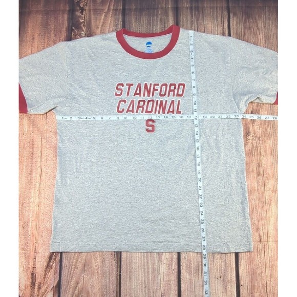 University of Stanford Cardinals Student KA Inc Ringer T-shirt Size XL - Picture 2 of 5